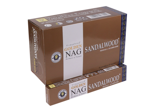Vijayshree Golden Nag Wierookstokjes - Sandalwood