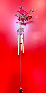 Vlinder Windgongs - Roze