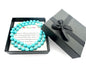 Groothandel 8 mm turquoise kralenketting (met doosje)