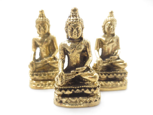Groothandel - Bronzen meditatie Boeddha IV set van 3