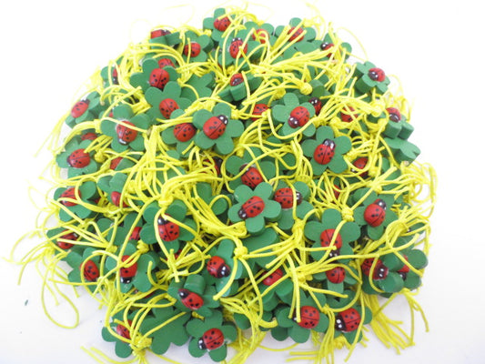 Groothandel - Klaver Lieveheersbeestje Hanger