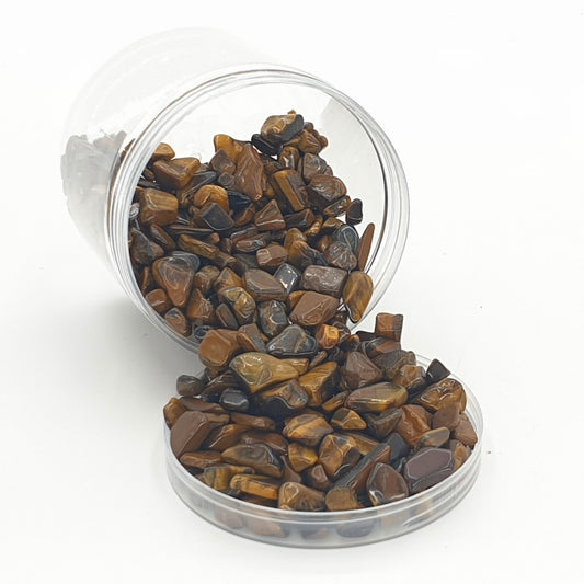 Groothandel - Edelsteencluster Tijgeroog 8-12mm