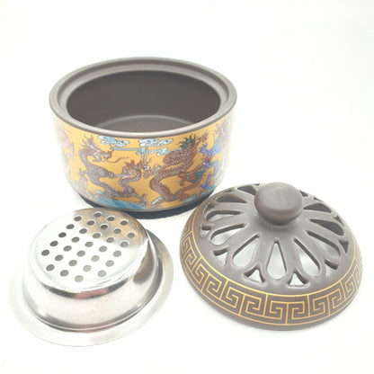 Groothandel - Luxe Harsbrander - Goud met draken