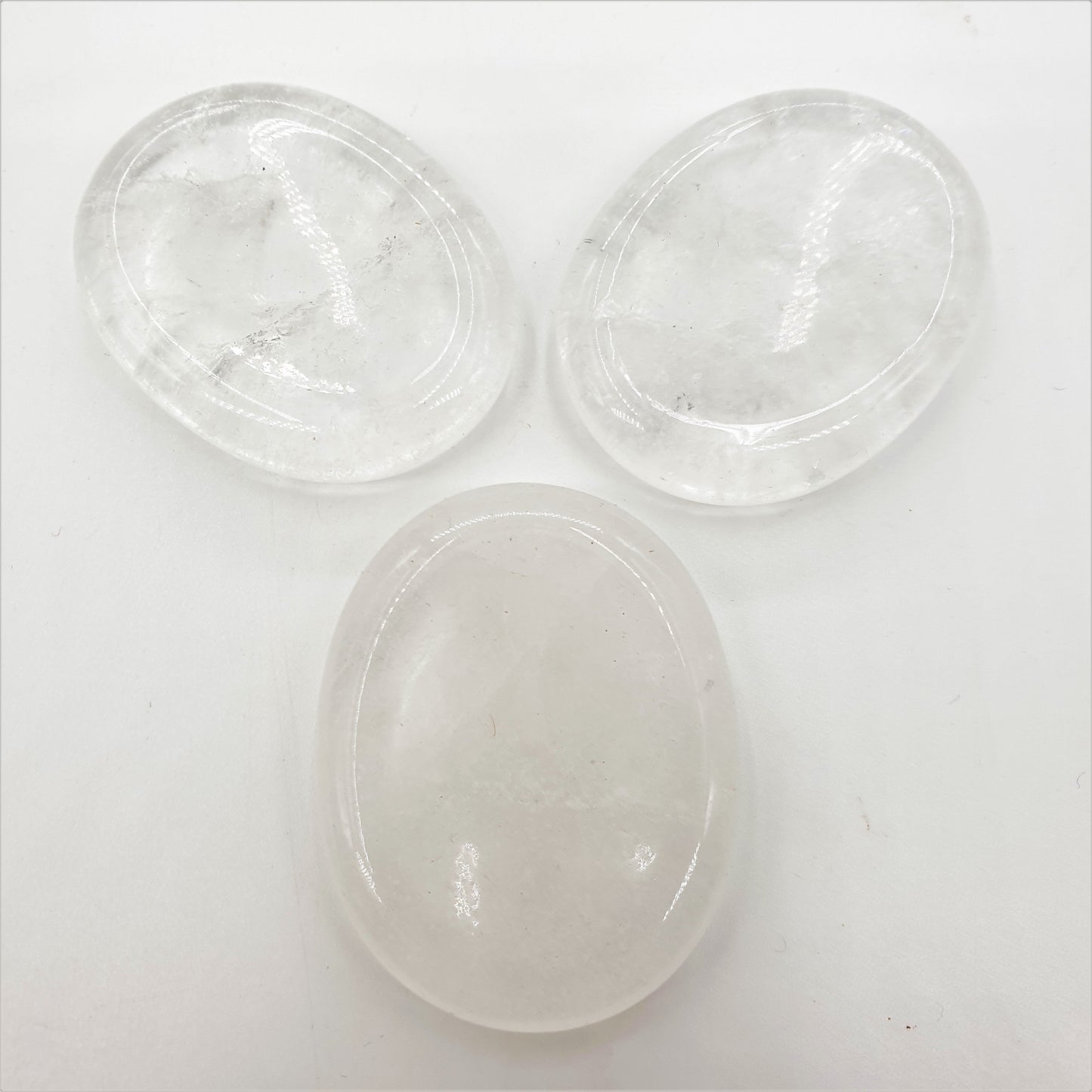 Groothandel - Massage en Meditatie Edelsteen Bergkristalset (3 stuks)