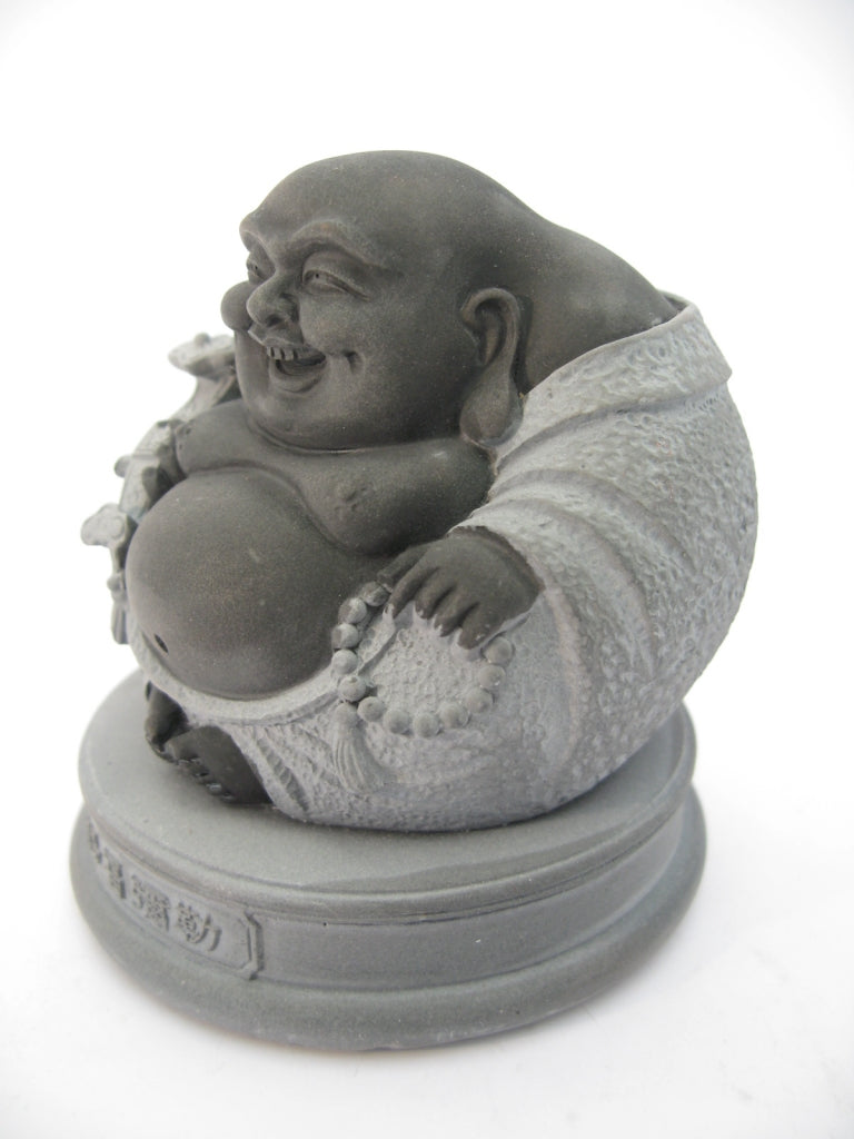 Groothandel - Mi-Lo-Fo (Maitreya) Hematiet zittend op altaar met Ruyi