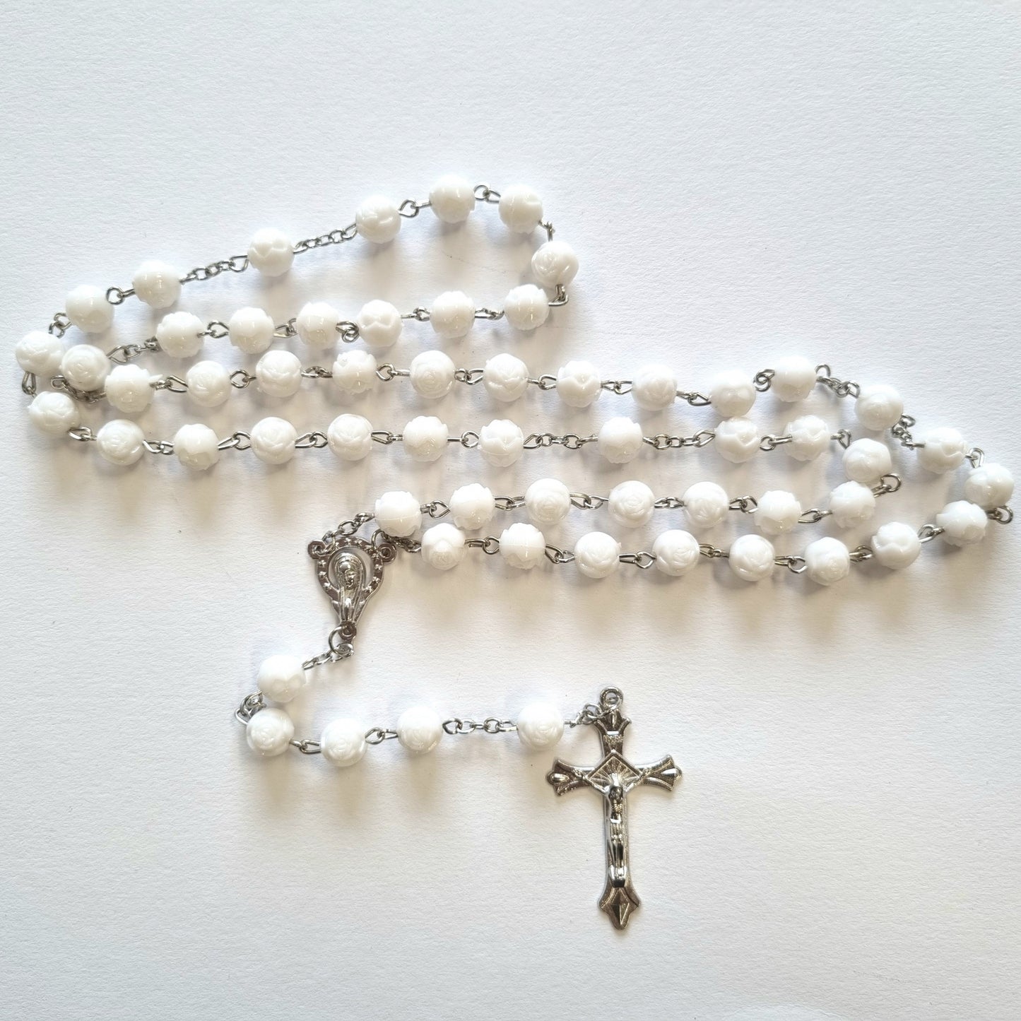 Groothandel Rozenkrans - Rozen wit II