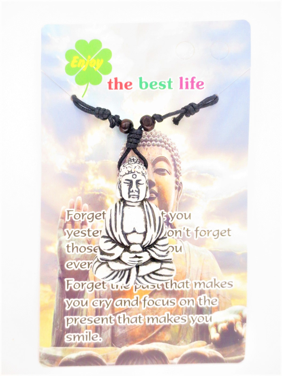 Groothandel - Witte meditatie Boeddha ketting