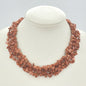 Groothandel geclusterde Goldstone Chipstone ketting