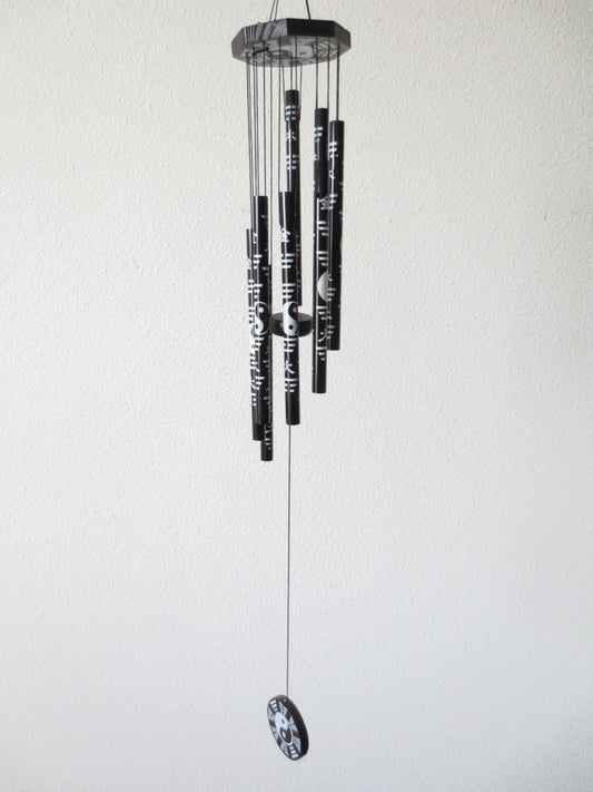 Windgong Yin Yang zwart 70cm