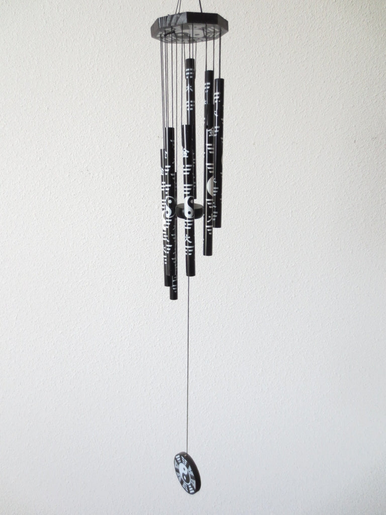 Windgong Yin Yang zwart 70cm