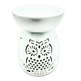 Witte Oliebrander met Uil &amp; Sterren