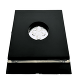 Zwarkleurige vierkante display lichtvoet 6,8 cm